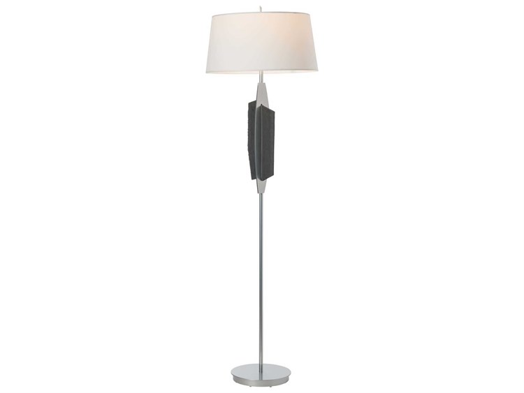 Hubbardton Forge Cambrian Natural Anna Linen Floor Lamp