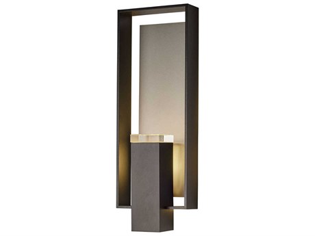 Hubbardton Forge Shadow Box 1-Light Outdoor Wall Light