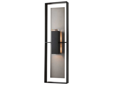 Hubbardton Forge Shadow Box 2-Light Outdoor Wall Light