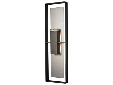 Hubbardton Forge Shadow Box 2-Light Outdoor Wall Light