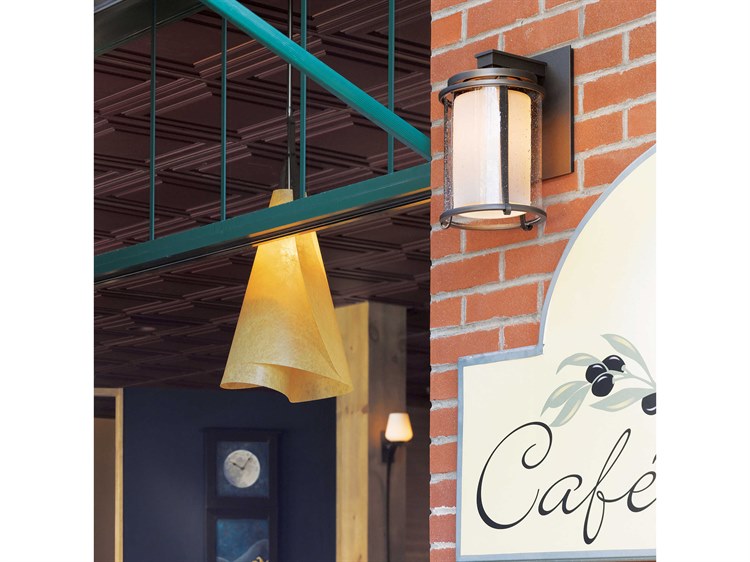 Hubbardton Forge Meridian 1-Licht Außenwandleuchte Bronze 6