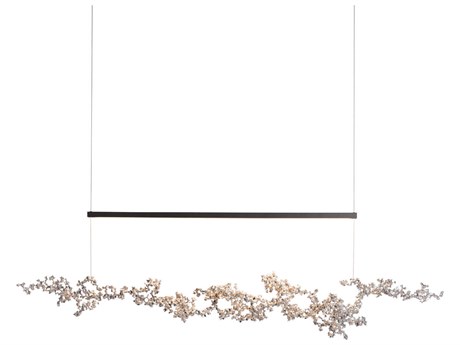 Hubbardton Forge Art + Alchemy Coral 1-Light LED Linear Island Pendant