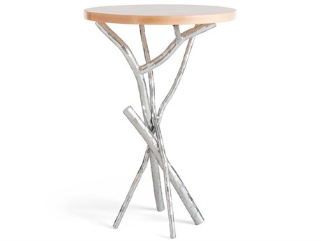 Hubbardton Forge Brindille Round Wood End Table