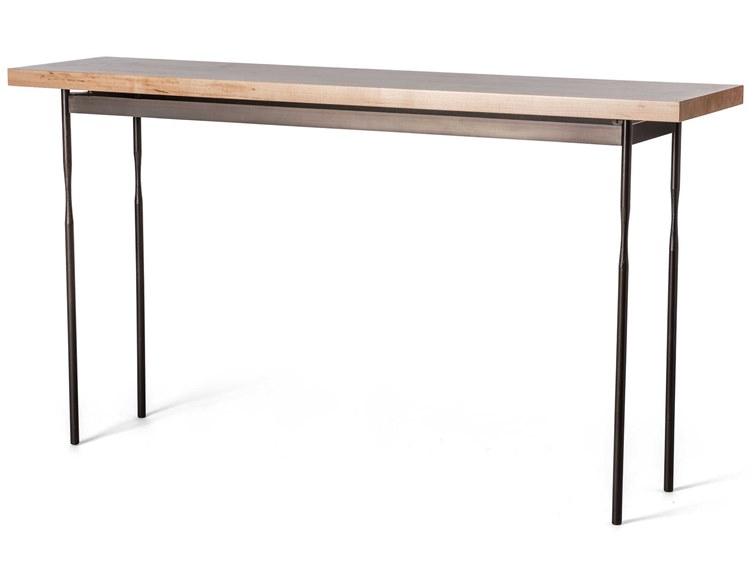 Hubbardton Forge Senza Rectangular Wood Console Table