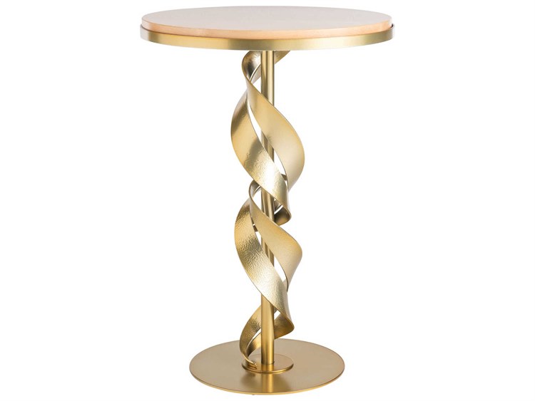 Hubbardton Forge Folio Round Glass End Table