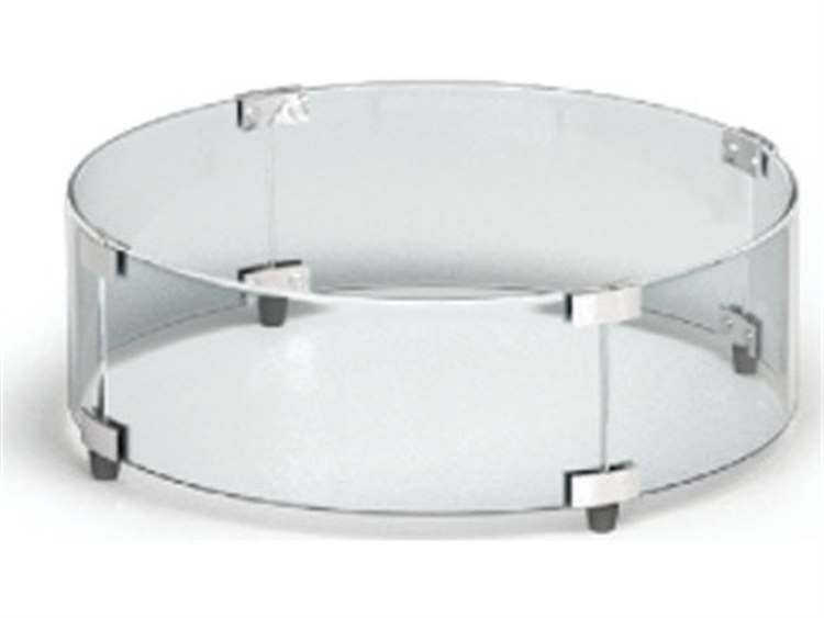 Homecrest Fire Pit Table 22.5 Round Glass Guard