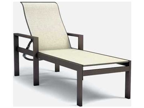 Homecrest Grace Sling Aluminum Adjustable Chaise Lounge