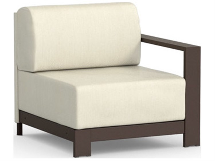 Homecrest Grace Modular Aluminum Left Arm Lounge Chair