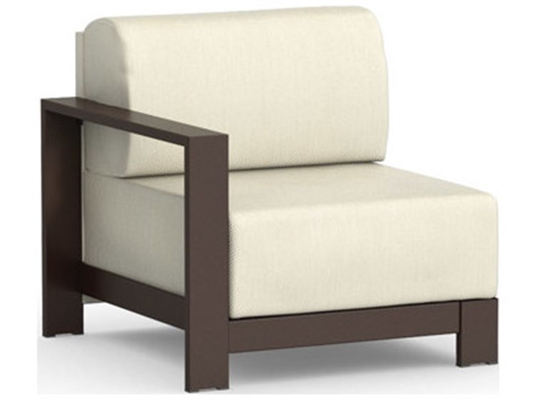 Homecrest Grace Modular Aluminum Right Arm Lounge Chair