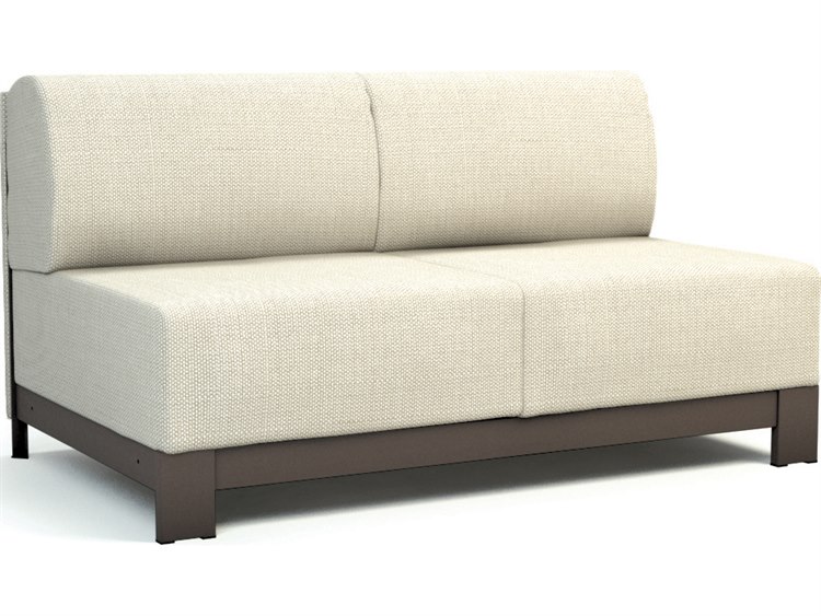 Homecrest Grace Replacement Armless Loveseat Cushions & Back Slip Cover (BSC)