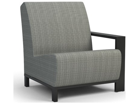 Homecrest Grace Air Sensation Sling Aluminum Left Arm Lounge Chair