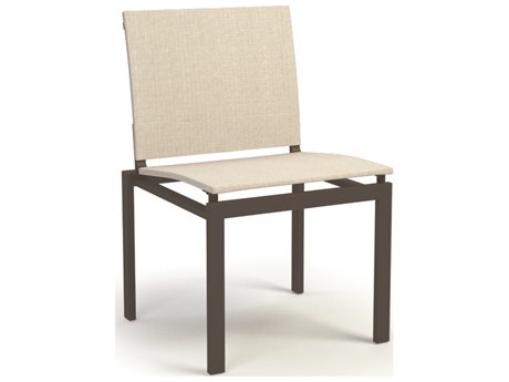 Homecrest Allure Sling Aluminum Stackable Dining Side Chair