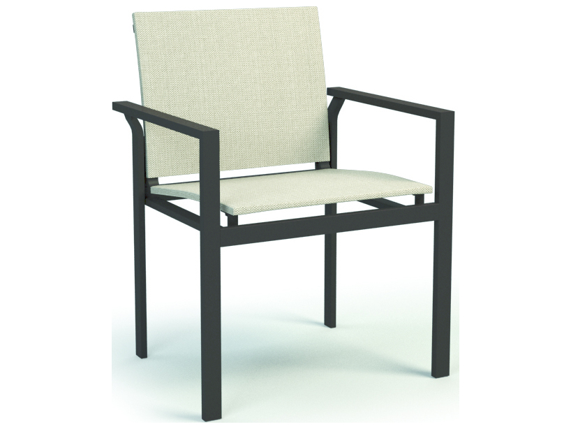 Kwaadaardige tumor catalogus Raad Homecrest Allure Sling Aluminum Stackable Dining Arm Chair | HC12370