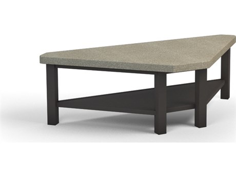 Homecrest Elements Air Aluminum 37''W x 24''D Stonegate Corner Unit Side Table