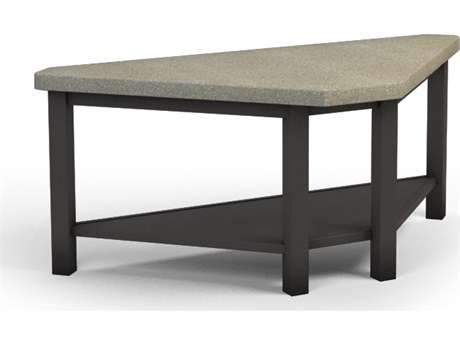 Homecrest Elements Air Aluminum 37''W x 24''D Stonegate Corner Unit End Table