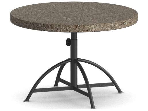 Homecrest Stonegate Natural Series 30" Round Adjustable Table