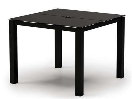 Homecrest Mode Aluminum 44'' Square Counter Table with Umbrella Hole