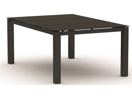 Homecrest Mode Aluminum 66''W x 44''D Rectangular Dining Table