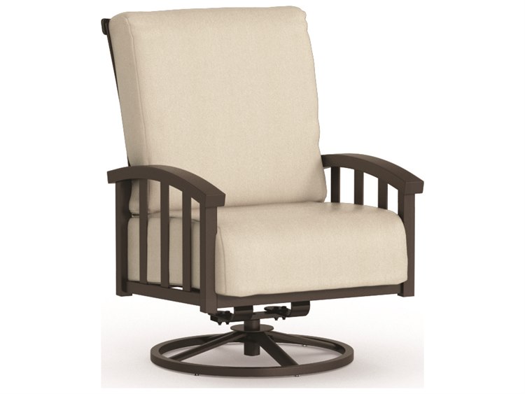 Homecrest Liberty Cushion Aluminum Swivel Rocker Lounge Chair