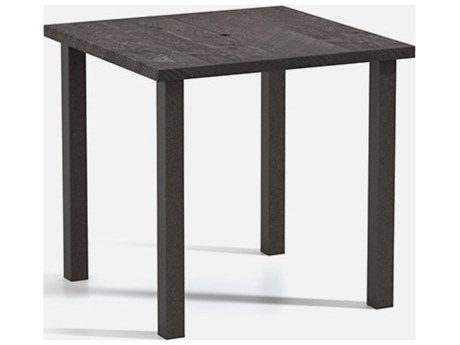 Homecrest Timber Aluminum 42'' Wide Square Post Base Bar Table