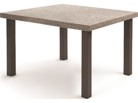 Homecrest Stonegate Aluminum 42'' Square Dining Table