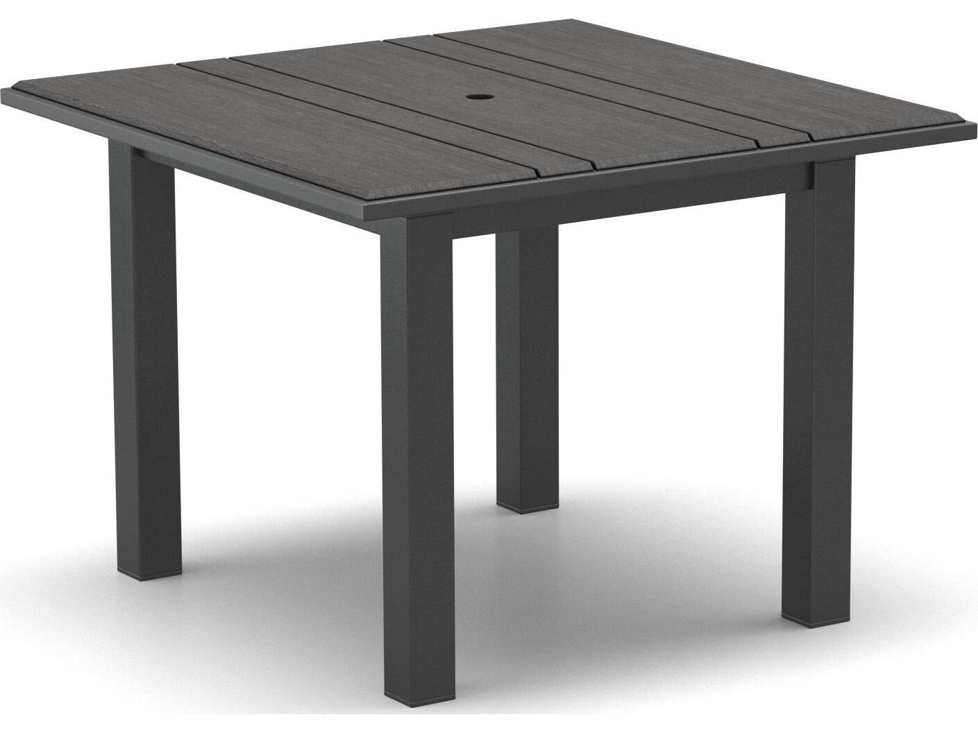 Homecrest Medley 42" Square Dining Table with Umbrella Hole