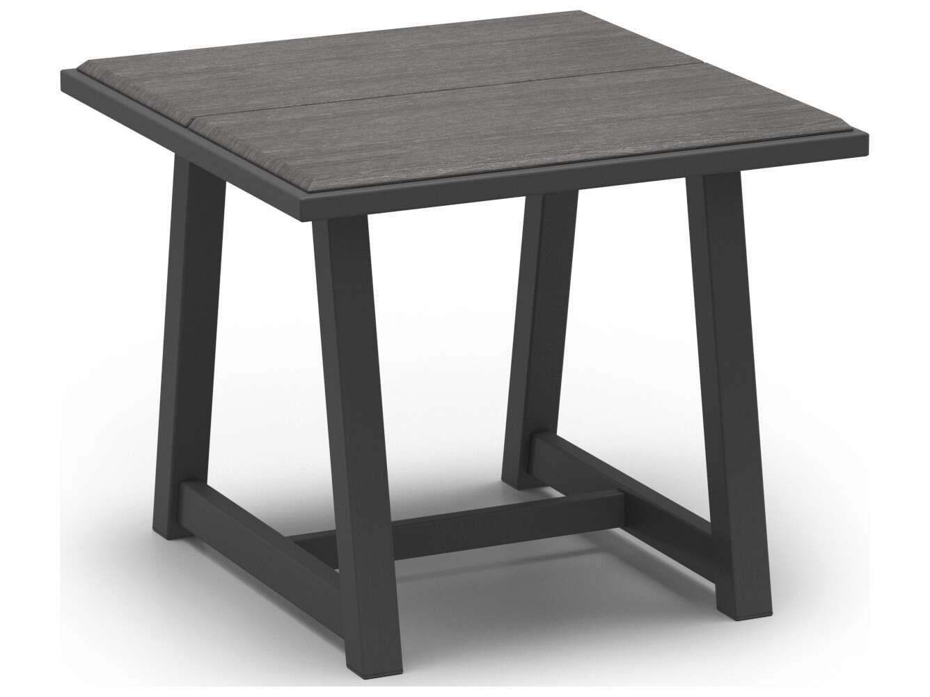 Homecrest Medley 24" Square Side Table in Trestle Base