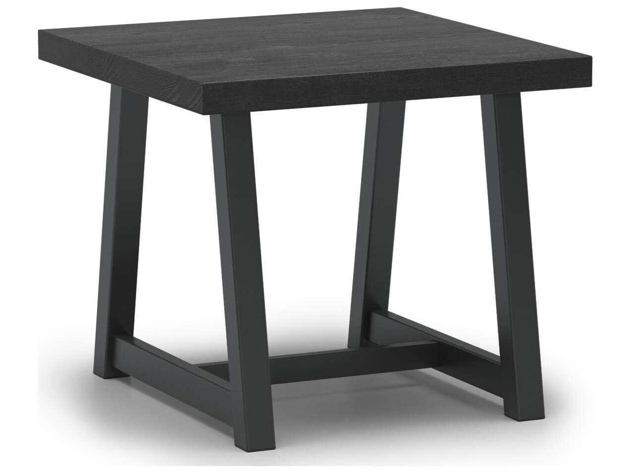 Homecrest Timber Tables Natural Series 24" Square End Table in Trestle Base