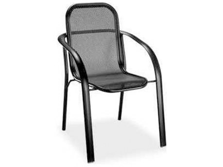 Homecrest Florida Mesh Aluminum Cushion Arm Stackable Dining Chair Replacement Cushions