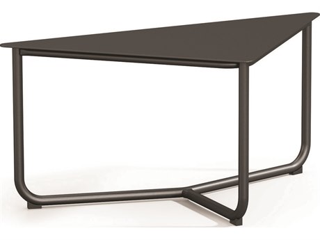 Homecrest Infiniti Air Sensation Sling Aluminum 34''W x 23.5''D Triangular Corner End Table