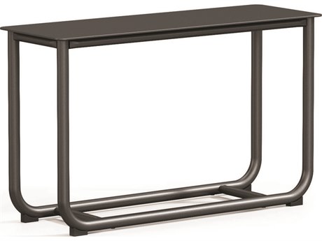 Homecrest Infiniti Air Sensation Sling Aluminum 35''W x 12''D Rectangular End Table