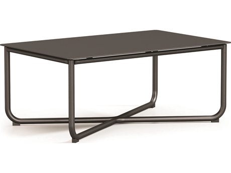 Homecrest Infiniti Air Sensation Sling Aluminum 44''W x 28''D Rectangular Coffee Table
