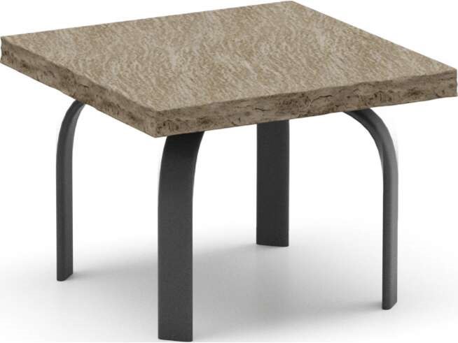 Homecrest Slate Natural Series 24" Square Side Table