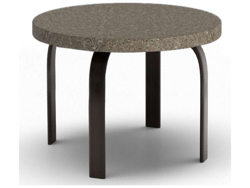Homecrest Stonegate Natural Series 24" Round End Table in Universal Base