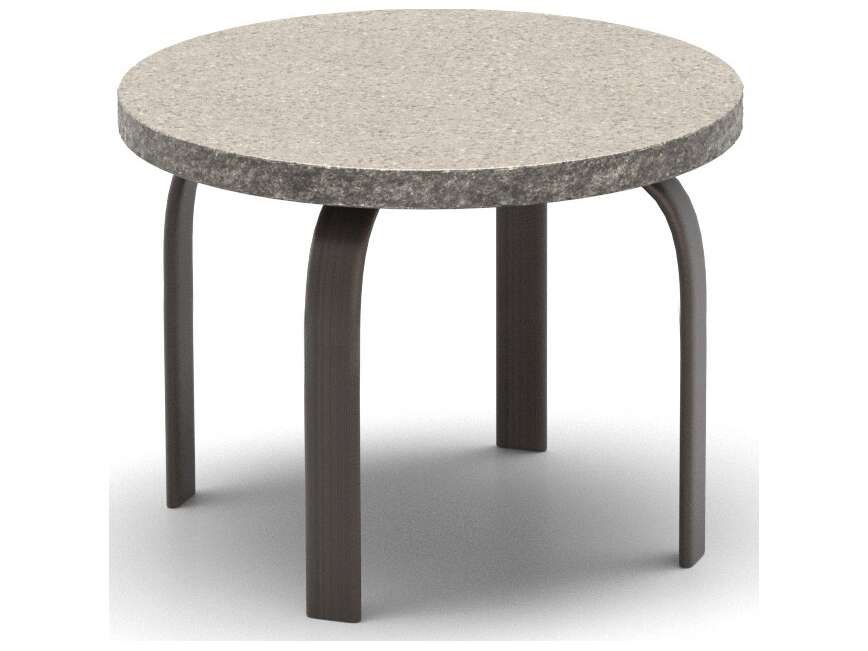 Homecrest Shadow Rock Natural Series 24" Square Side Table in Universal Base