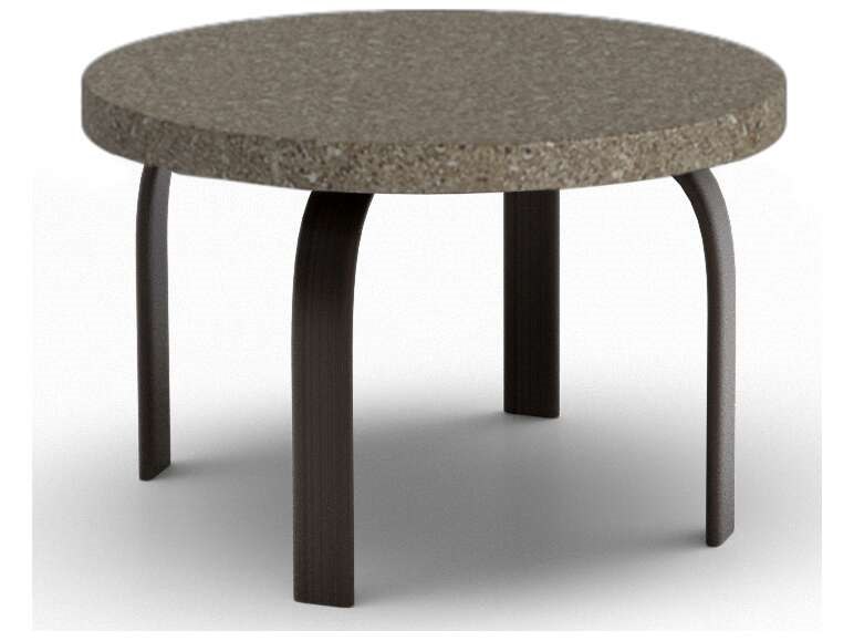 Homecrest Stonegate Natural Series 24" Round Side Table in Universal Base