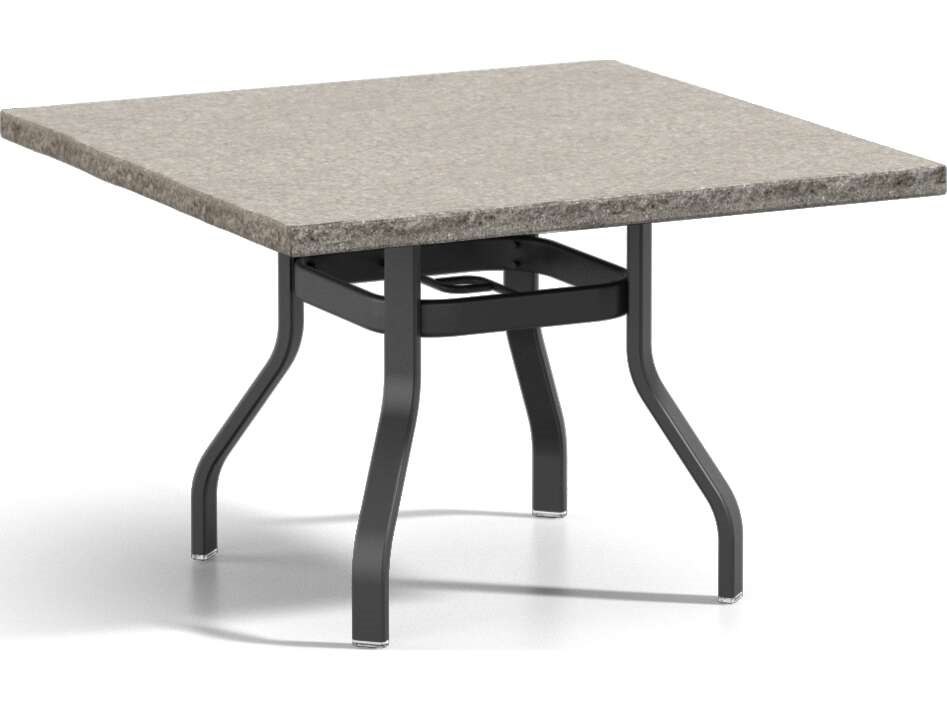 Homecrest Shadow Rock Natural Series 42" Square Dining Table in Universal Base