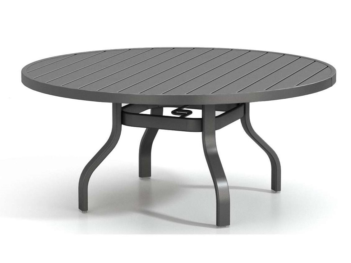 Homecrest Latitude 48" Round Chat Table in Universal Base