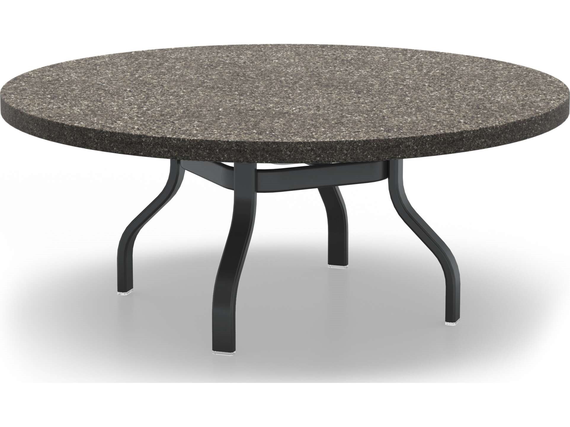 Homecrest Stonegate Natural Series 54" Round Chat Table in Universal Base