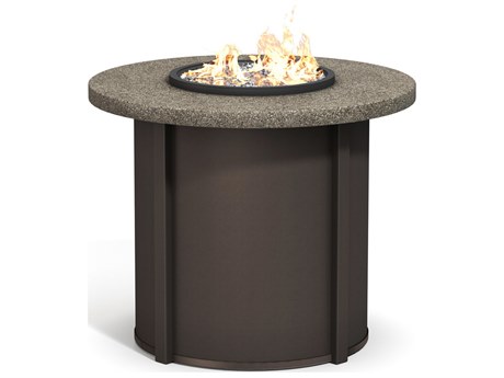 Homecrest Stonegate Aluminum 42'' Round Fire Pit Table