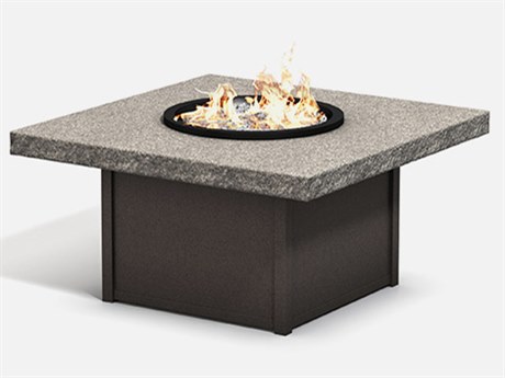 Homecrest Shadow Rock Aluminum 42'' Square Fire Pit Table Top