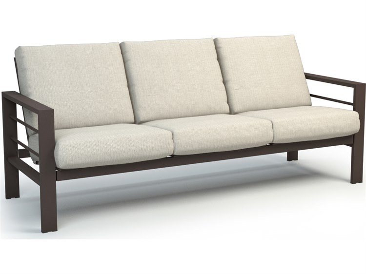 Homecrest Sutton Cushion Aluminum Low Back Outdoor Sofa