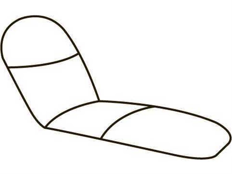 Homecrest Sun Valley Replacement Self-Adjusting Chaise Cushions