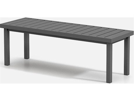 Homecrest Latitude Aluminum 48''W x 16''D Rectangular Bench