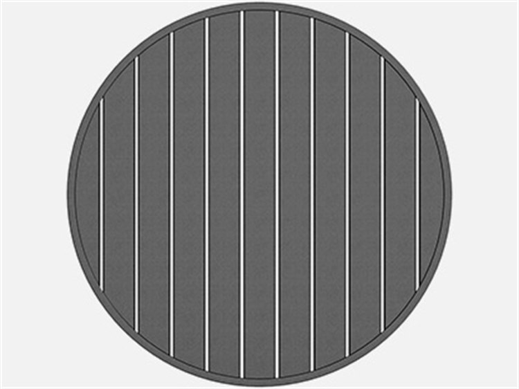 Homecrest Latitude Aluminum Round Table Top