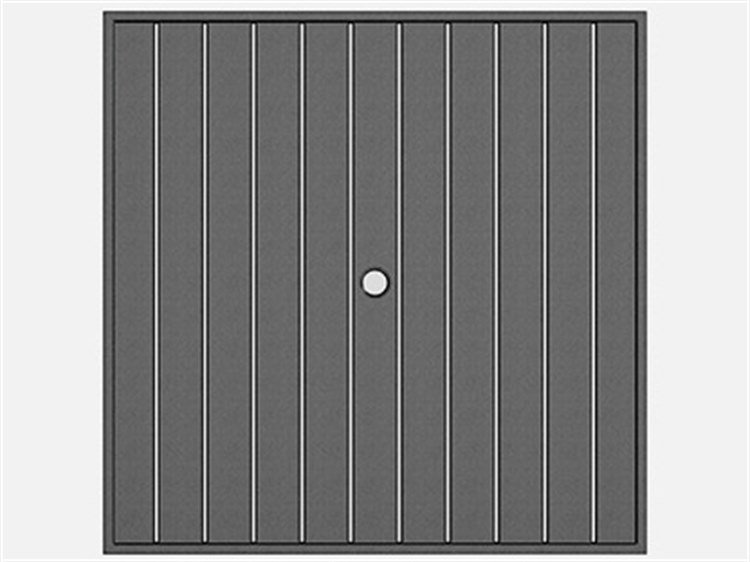 Homecrest Latitude Square Table Top with Umbrella Hole