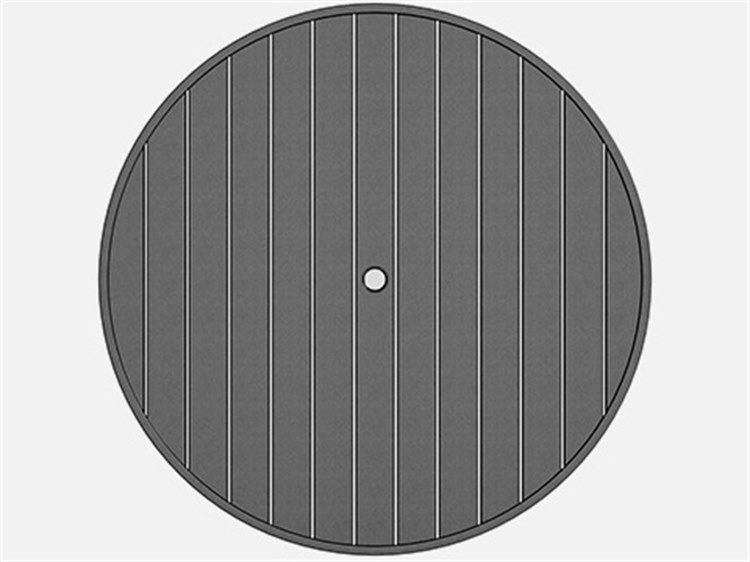 Homecrest Latitude Aluminum Round Table Top