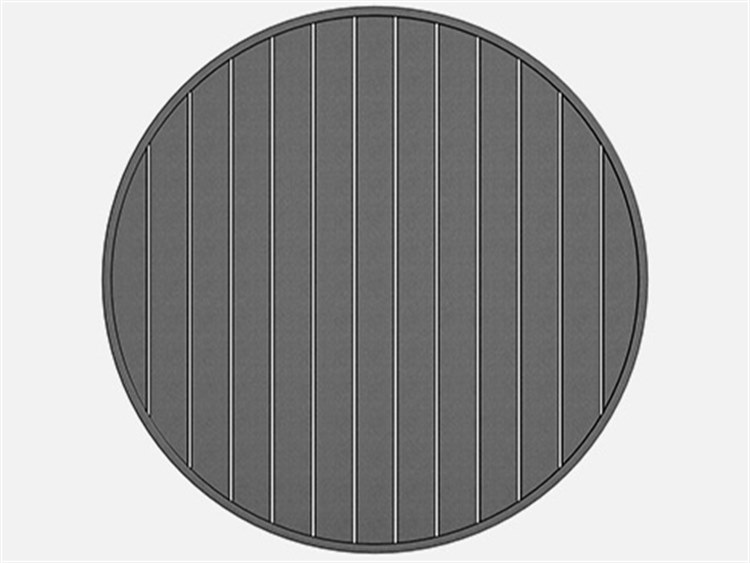 Homecrest Latitude Aluminum Round Table Top with Umbrella Hole