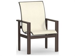 Homecrest Elements Sling Aluminum Low Back Dining Arm Chair