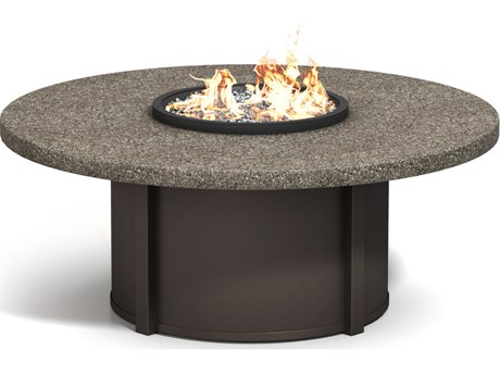 Homecrest Stonegate Aluminum 54'' Round Fire Pit Table